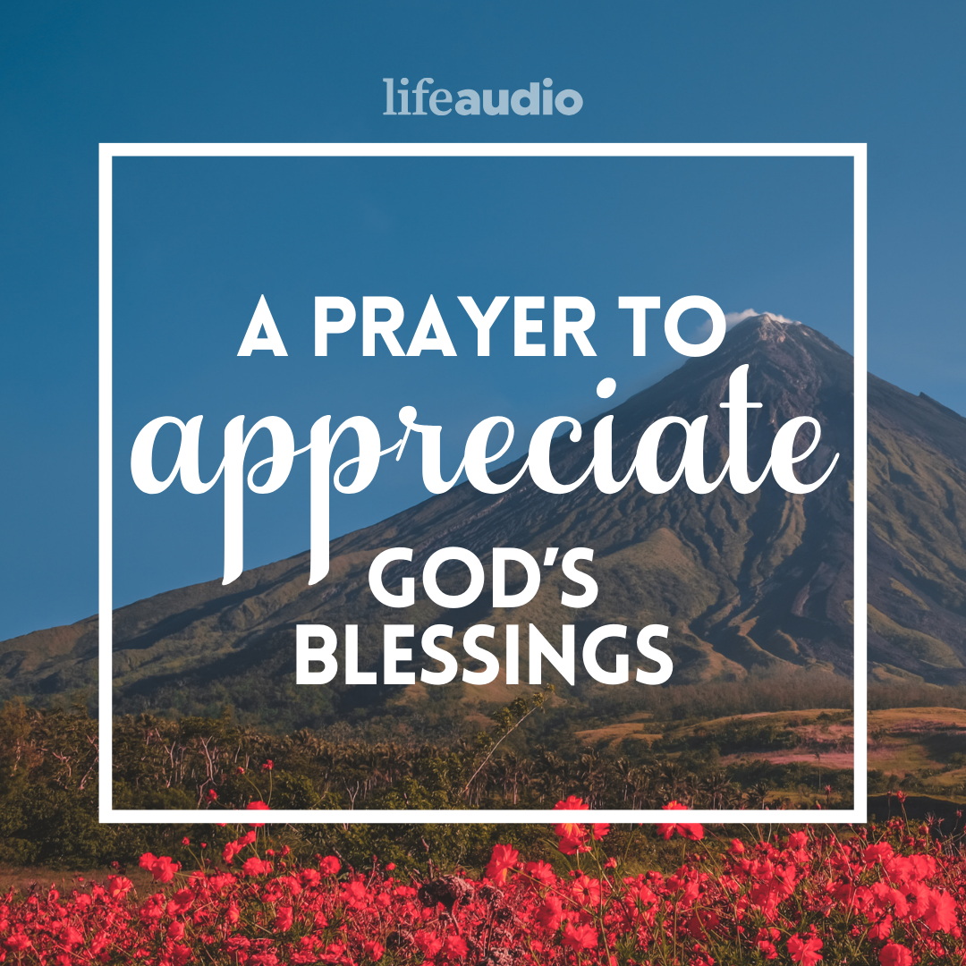 A Prayer to Appreciate God's Blessings