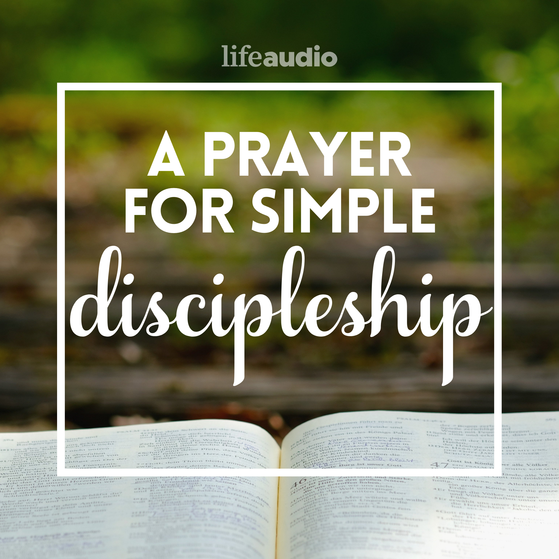 A Prayer for Simple Discipleship