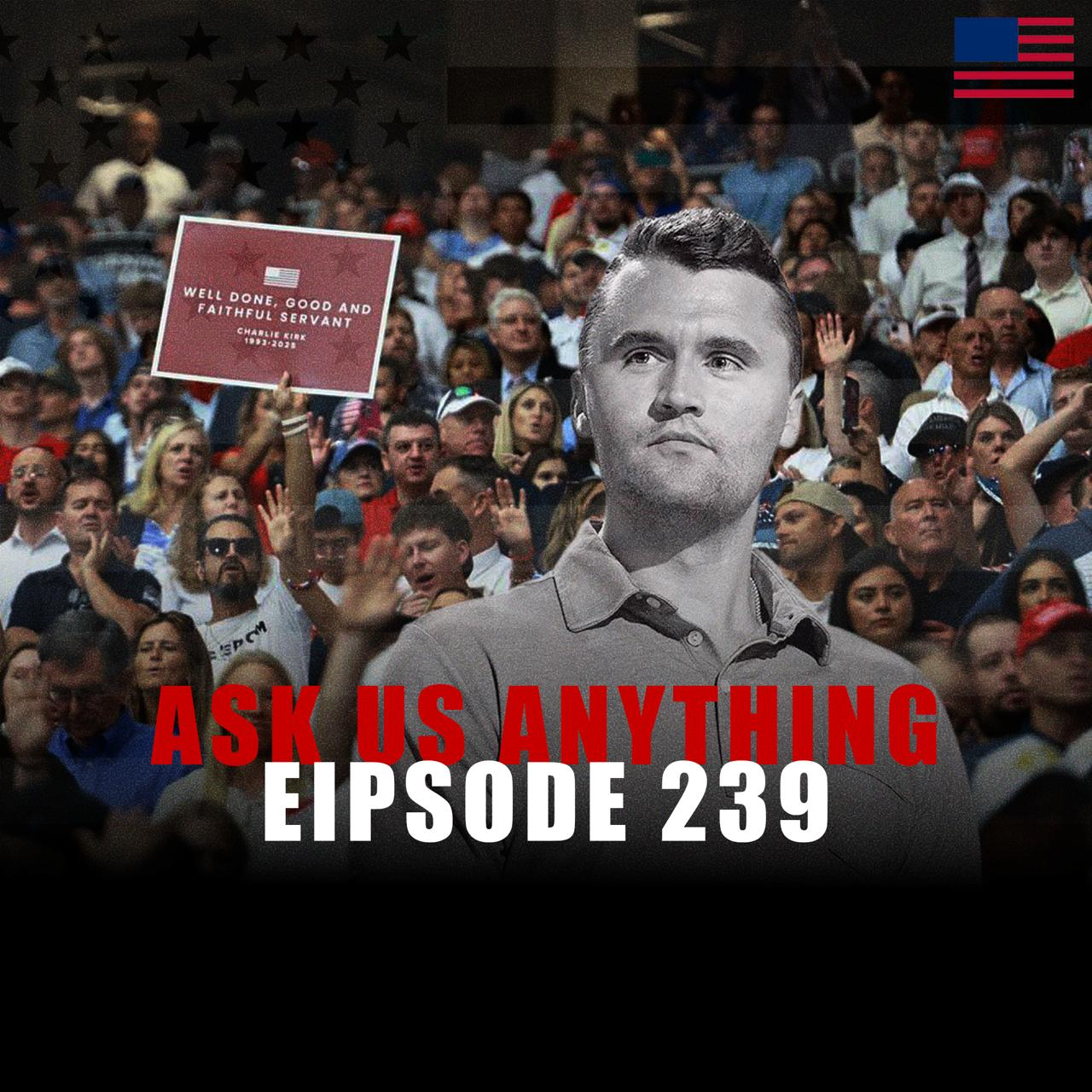 Episode art: Ask Us Anything 239: Halftime Show Music? Conservative Boycott Power? Win in Virginia?