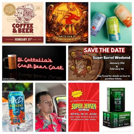 AG Craft Beer Cast Paul Brown Super Jersey Comic Expo