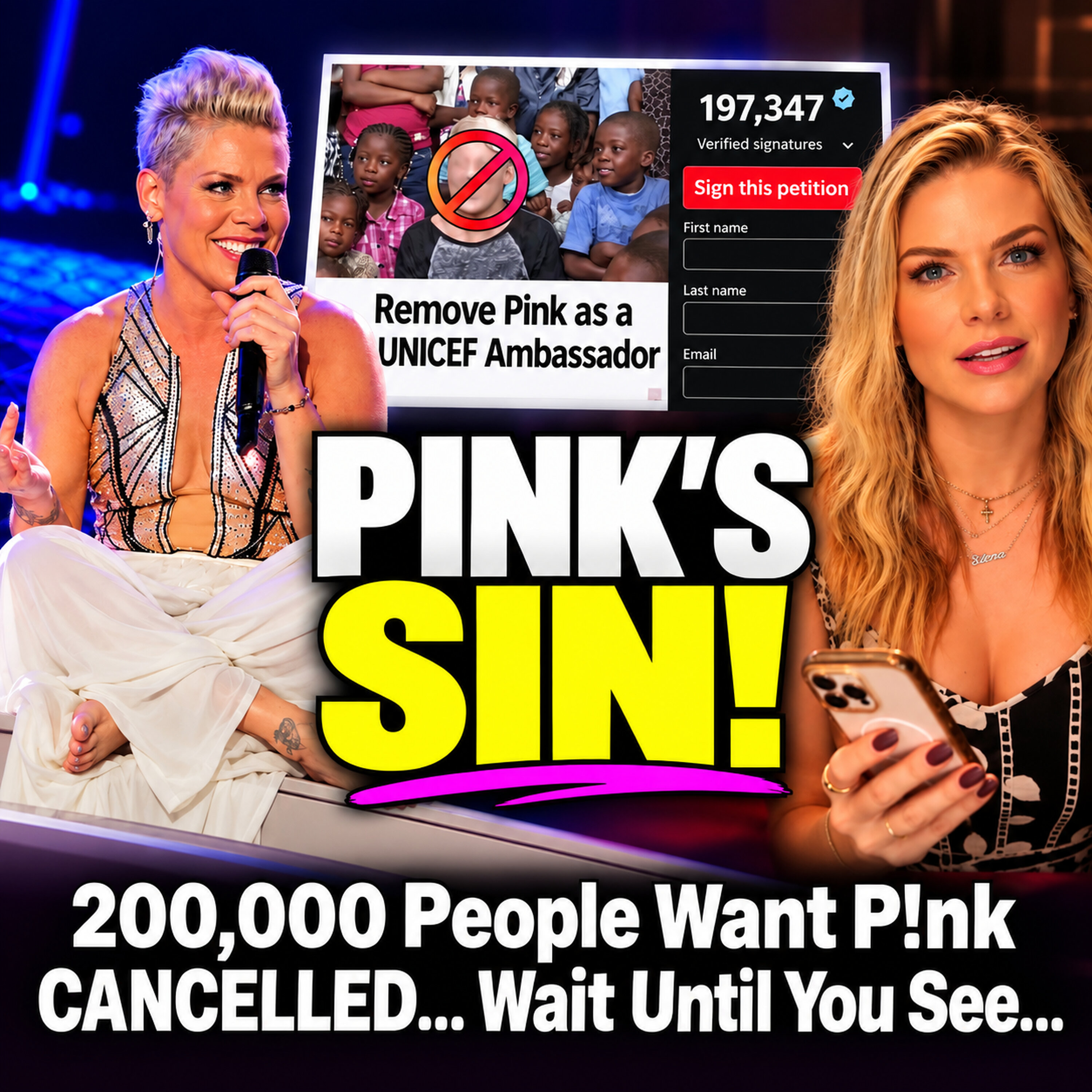 200,000 People Want P!nk CANCELLED… Wait Until You See Why