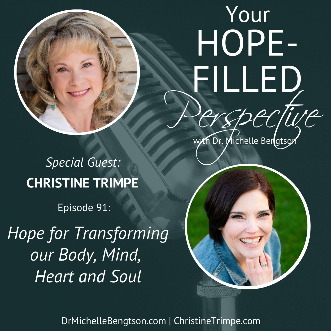 Your Hope-Filled Perspective with Dr. Michelle Bengtson podcast