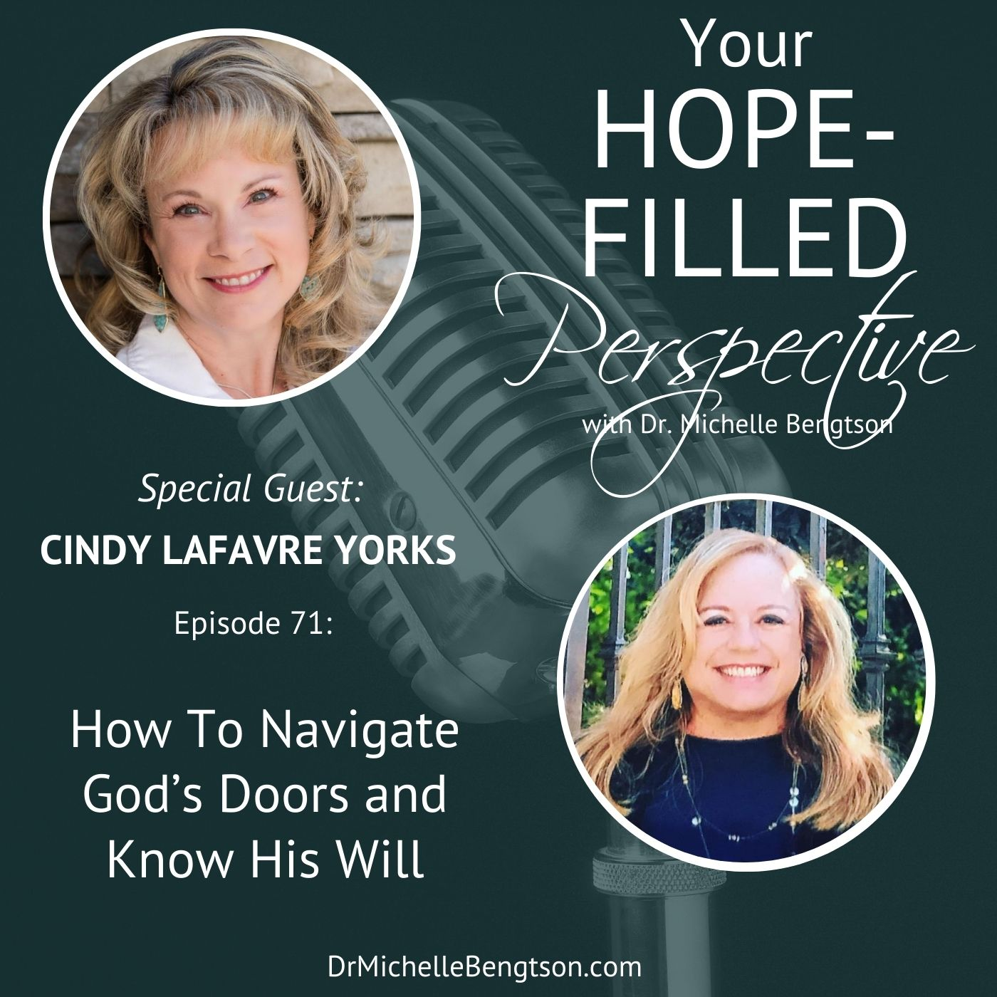 Your Hope-Filled Perspective with Dr. Michelle Bengtson podcast
