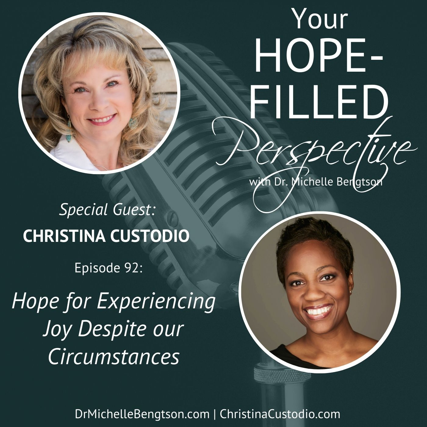 Your Hope-Filled Perspective with Dr. Michelle Bengtson podcast