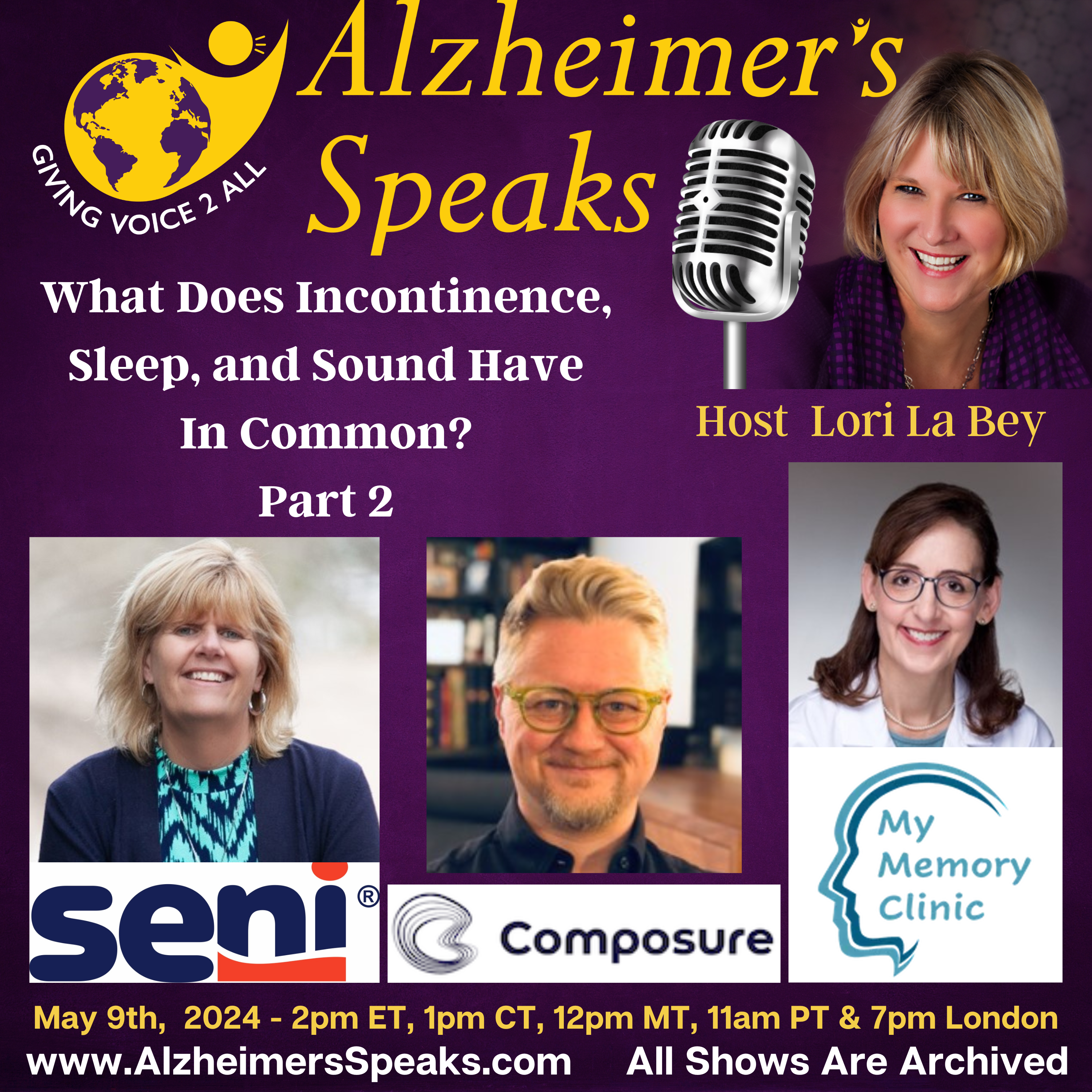 PART 2 of What Does Incontinence, Sound, and Sleep Have In Common?