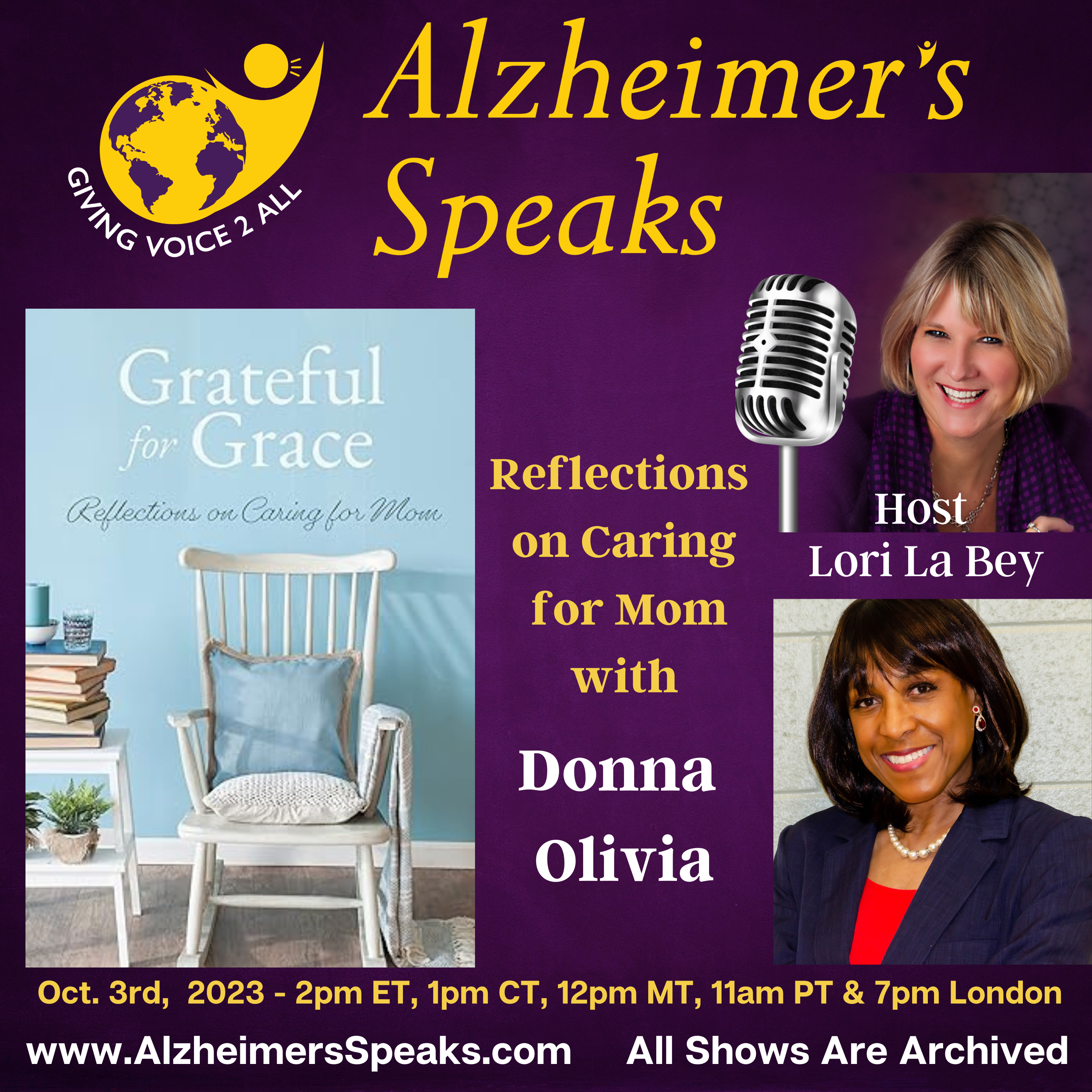 Reflections on Caring for Mom with Author Donna Olivia