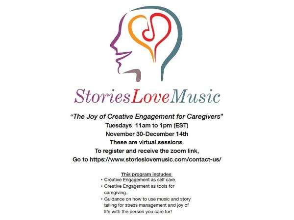 The Joy of Creative Engagement for  Caregivers with Stories Love Music episode artwork
