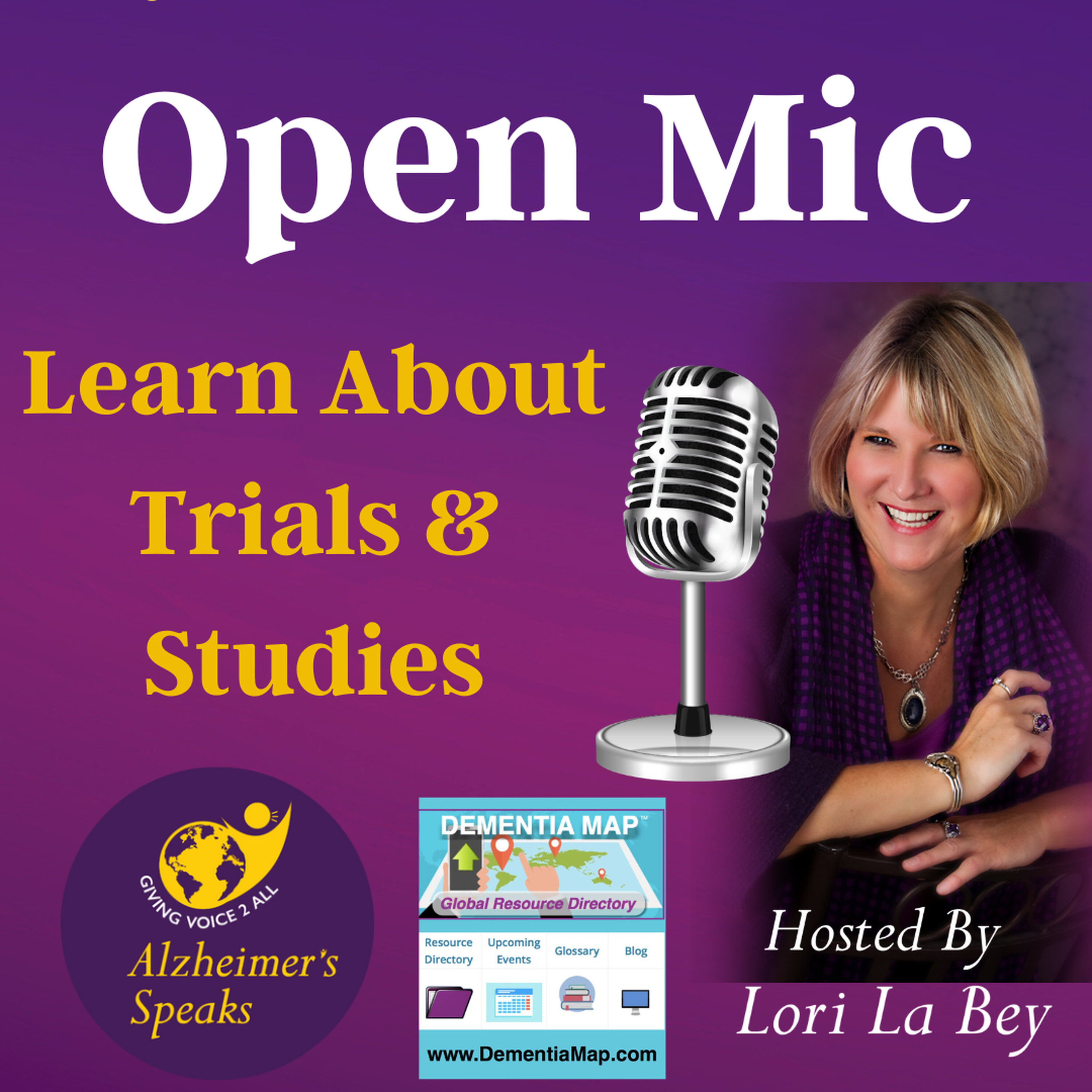 OPEN MIC ON ALZHEIMER'S SPEAKS - LEARN ABOUT TRIALS & STUDIES episode artwork