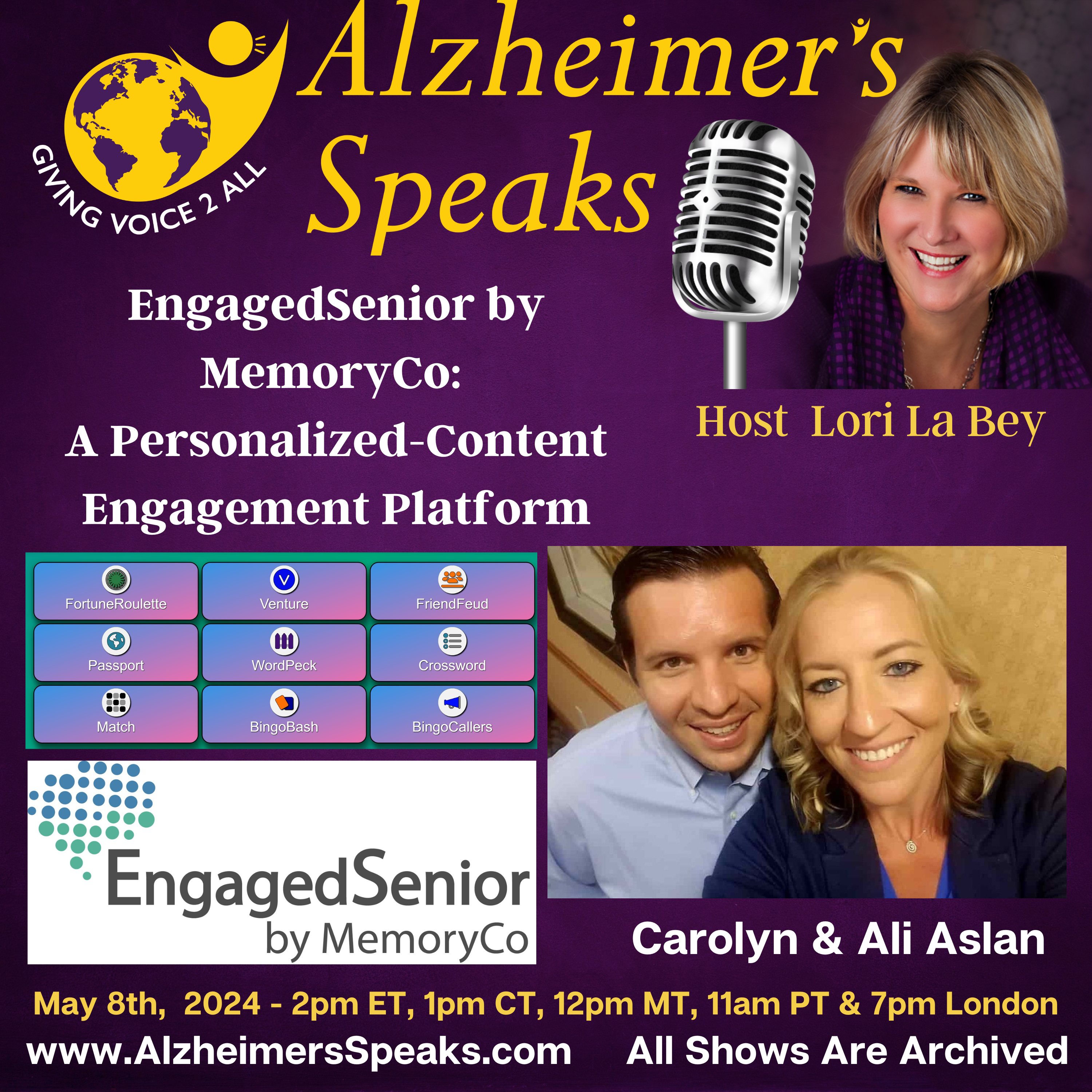 EngagedSenior by MemoryCo: A Personalized-Content Engagement Platform