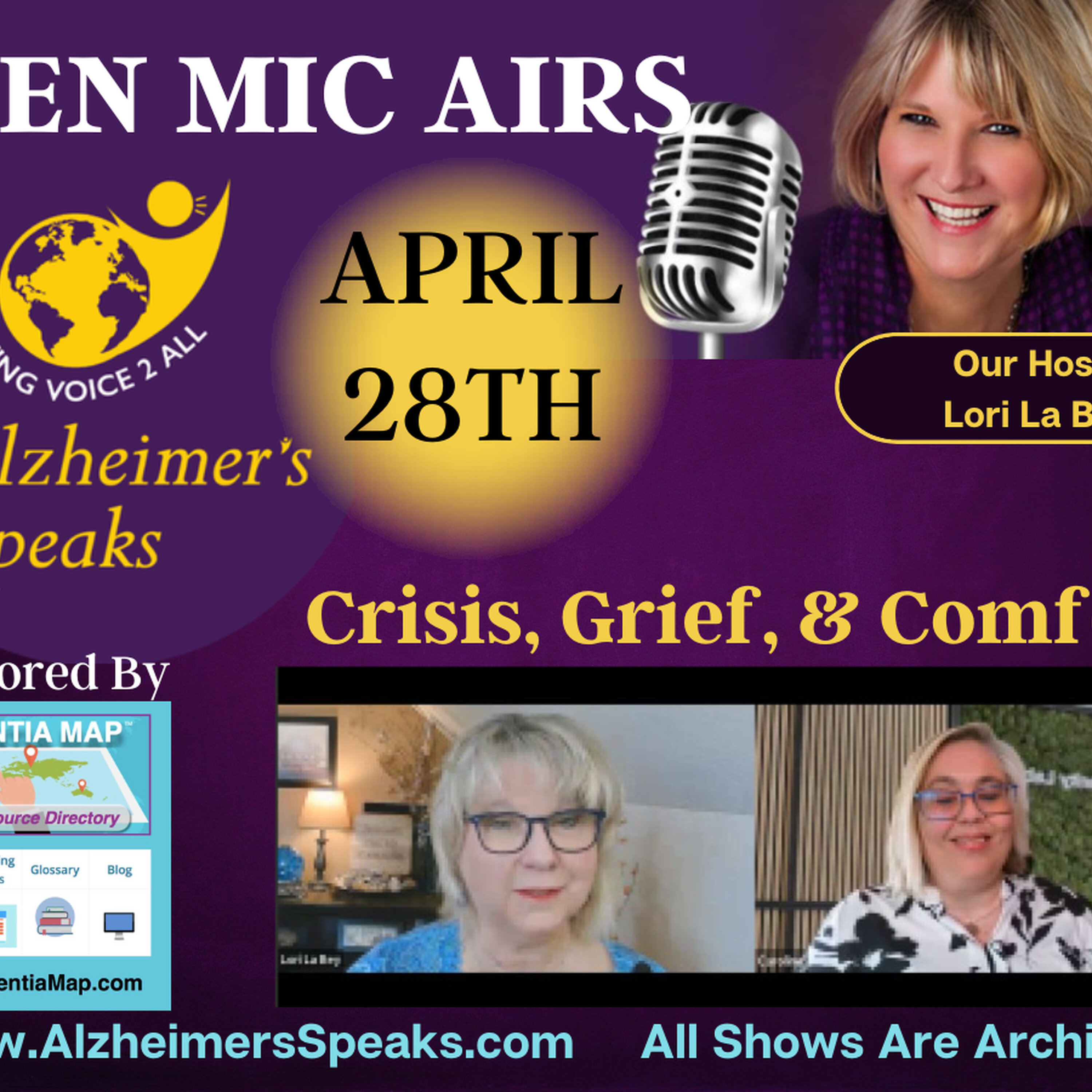 Crisis, Grief, & Comfort on OPEN MIC episode artwork