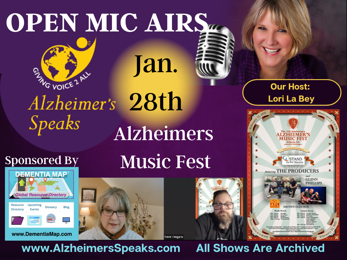 Alzheimer's Music Fest on Alzheimer's Speaks OPEN MIC