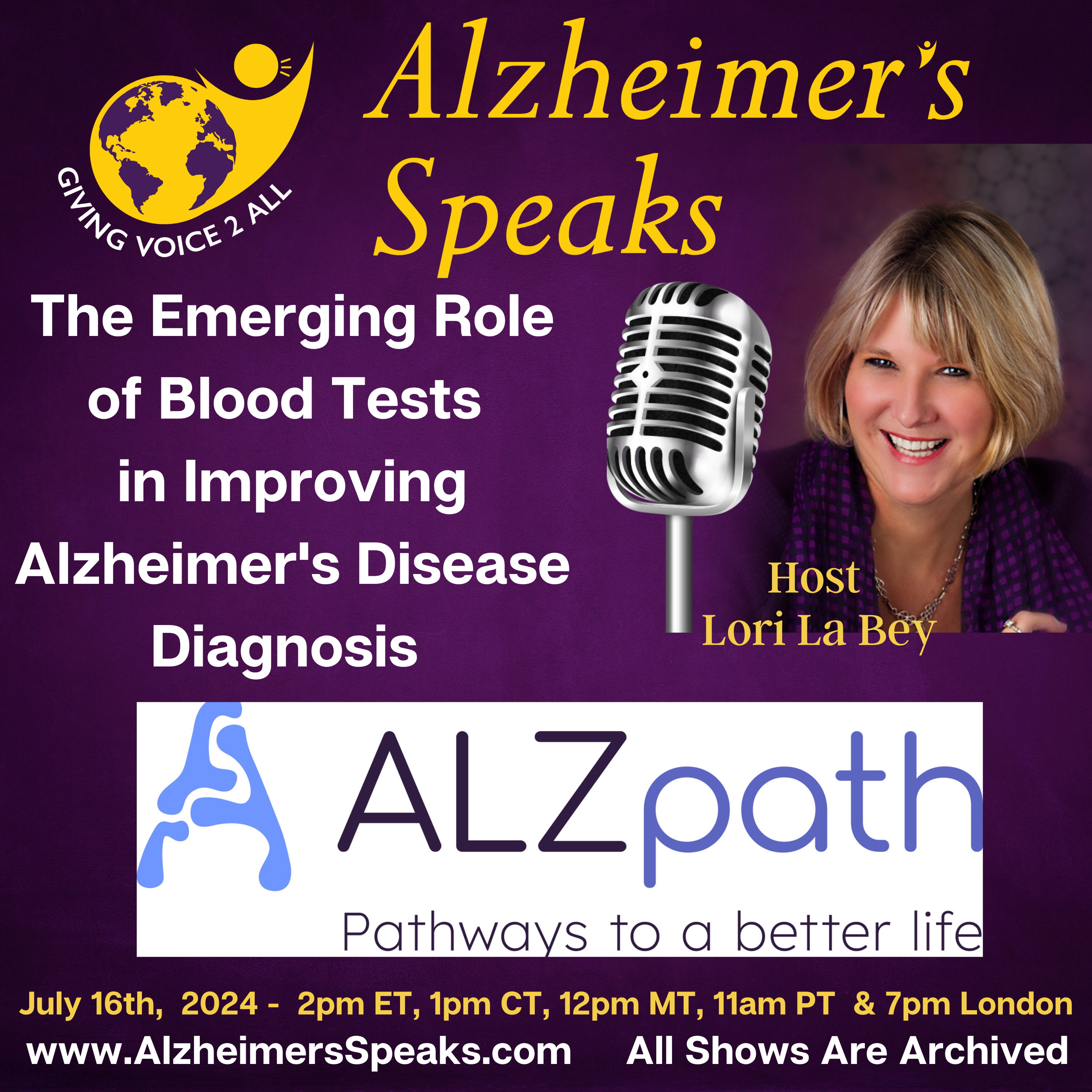 The Emerging Role of Blood Tests in Improving Alzheimer's Disease Diagnosis