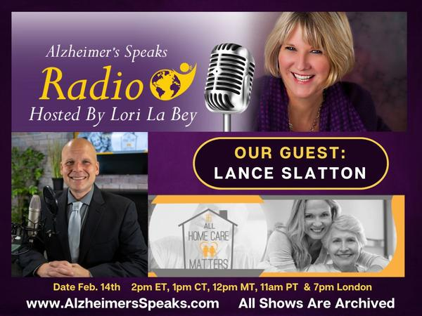 Lance A. Slatton Joins Us As We Explore Resources To Care Better
