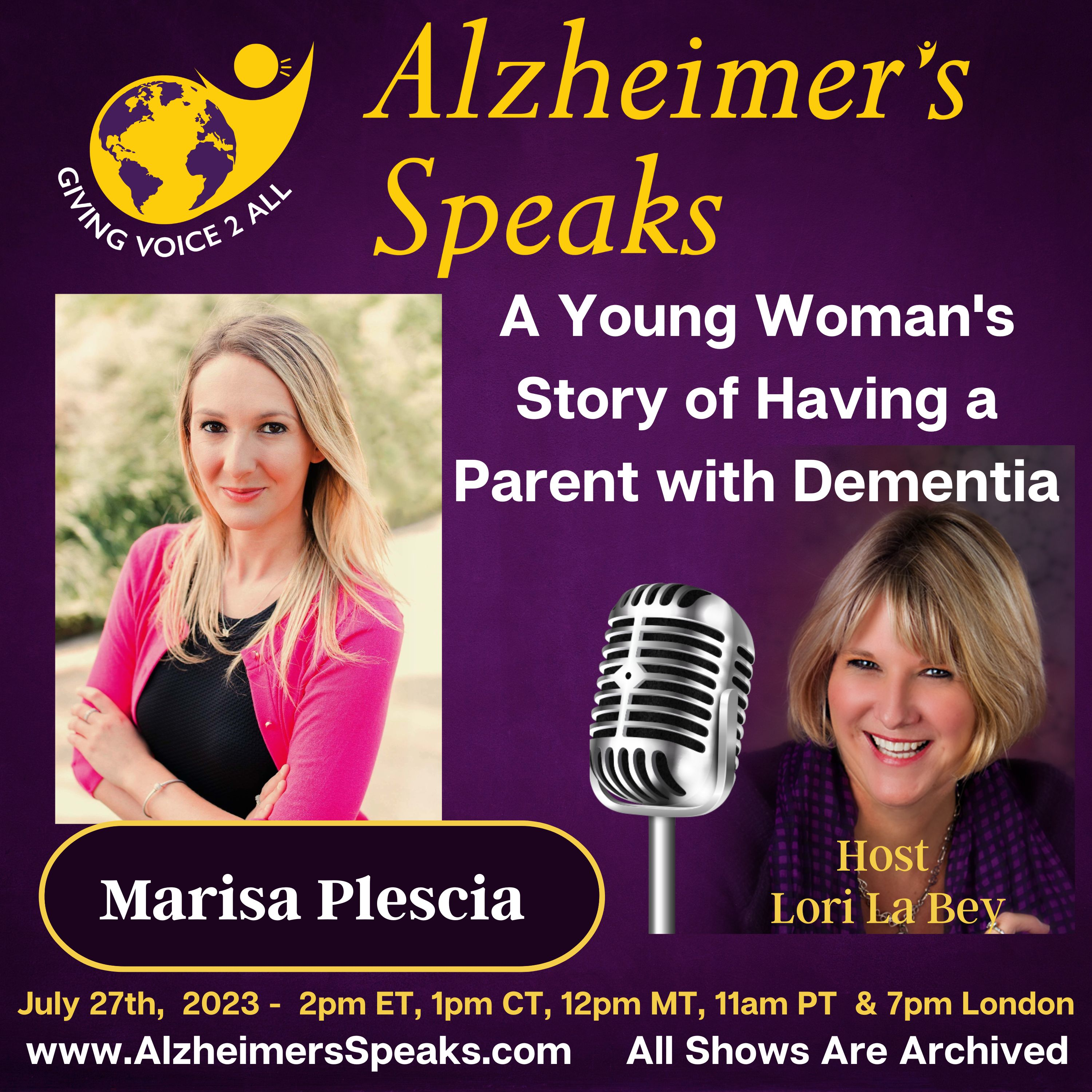 A Young Woman's Story of Having a Parent with Dementia