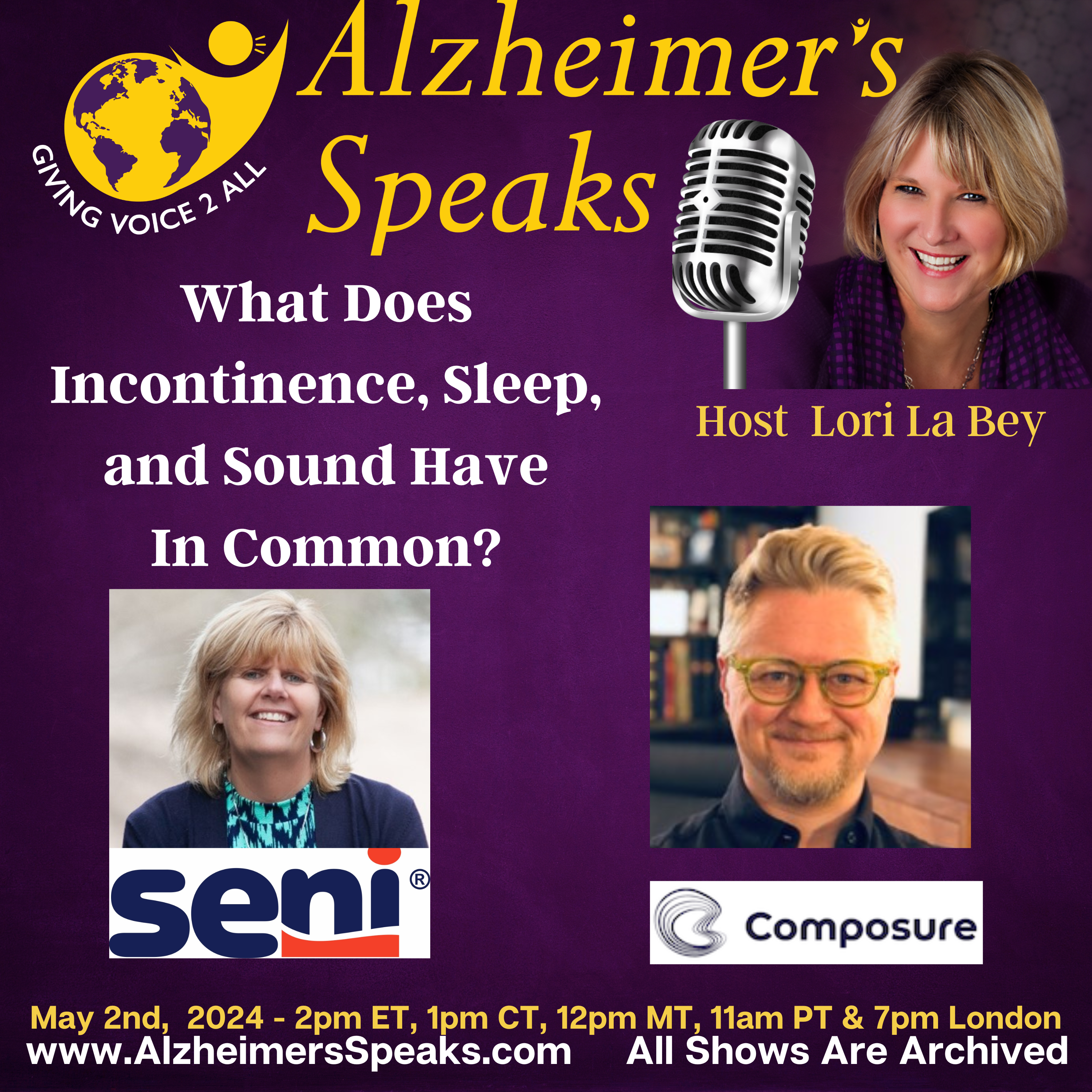 What Does Incontinence, Sound, and Sleep Have In Common? Part 1 of 2