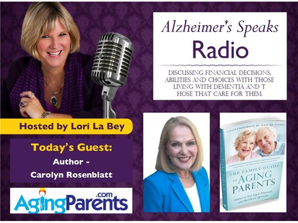 Live with Carolyn Rosenblatt Author of  "The Family Guide to Aging Parents" episode artwork