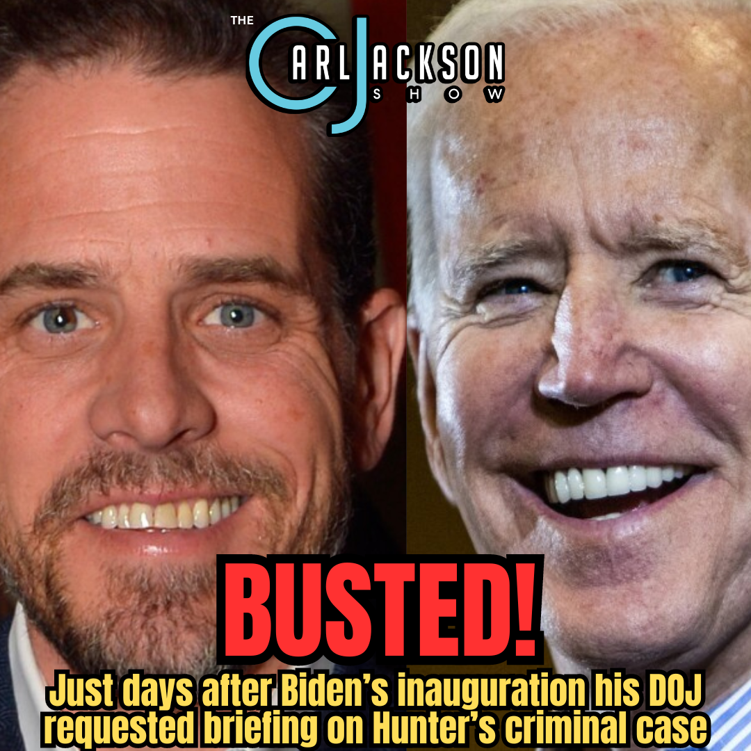 BUSTED! Just days after Biden’s inauguration his DOJ requested briefing on Hunter’s criminal case