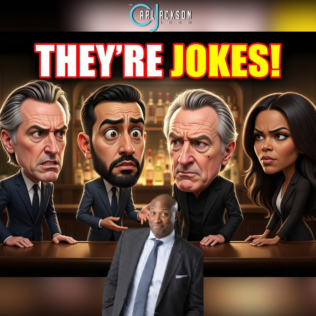 They’re Jokes: Newsom, Mamdani, De Niro & Candace Owens Walk Into A Bar