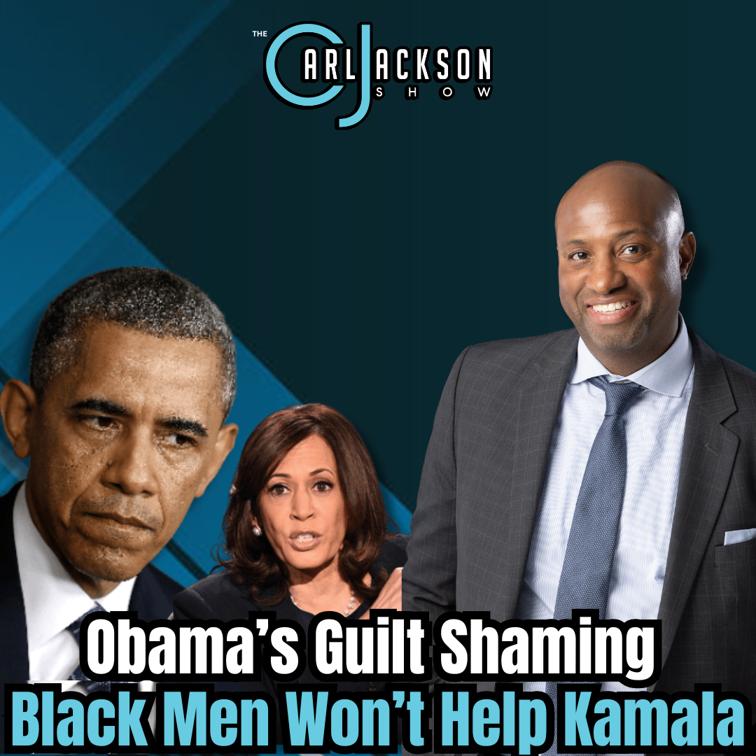 Obama’s Guilt Shaming Black Men Won’t Help Kamala