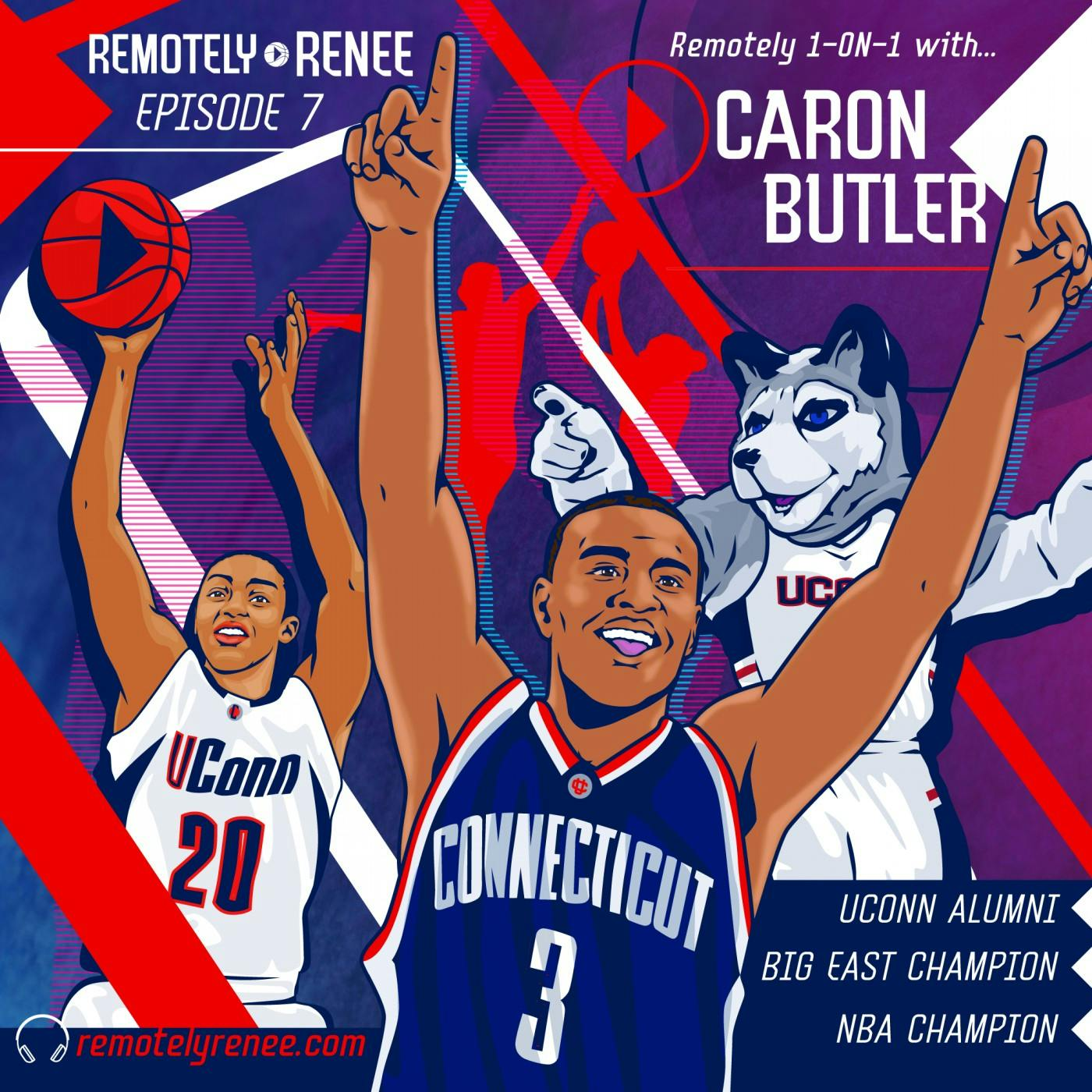 Ep 7.5 - Caron Butler - NBA Champion and UConn Alum IRL