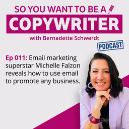 COPYWRITER 011: Email marketing superstar Michelle Falzon reveals the secrets of using email to promote any business