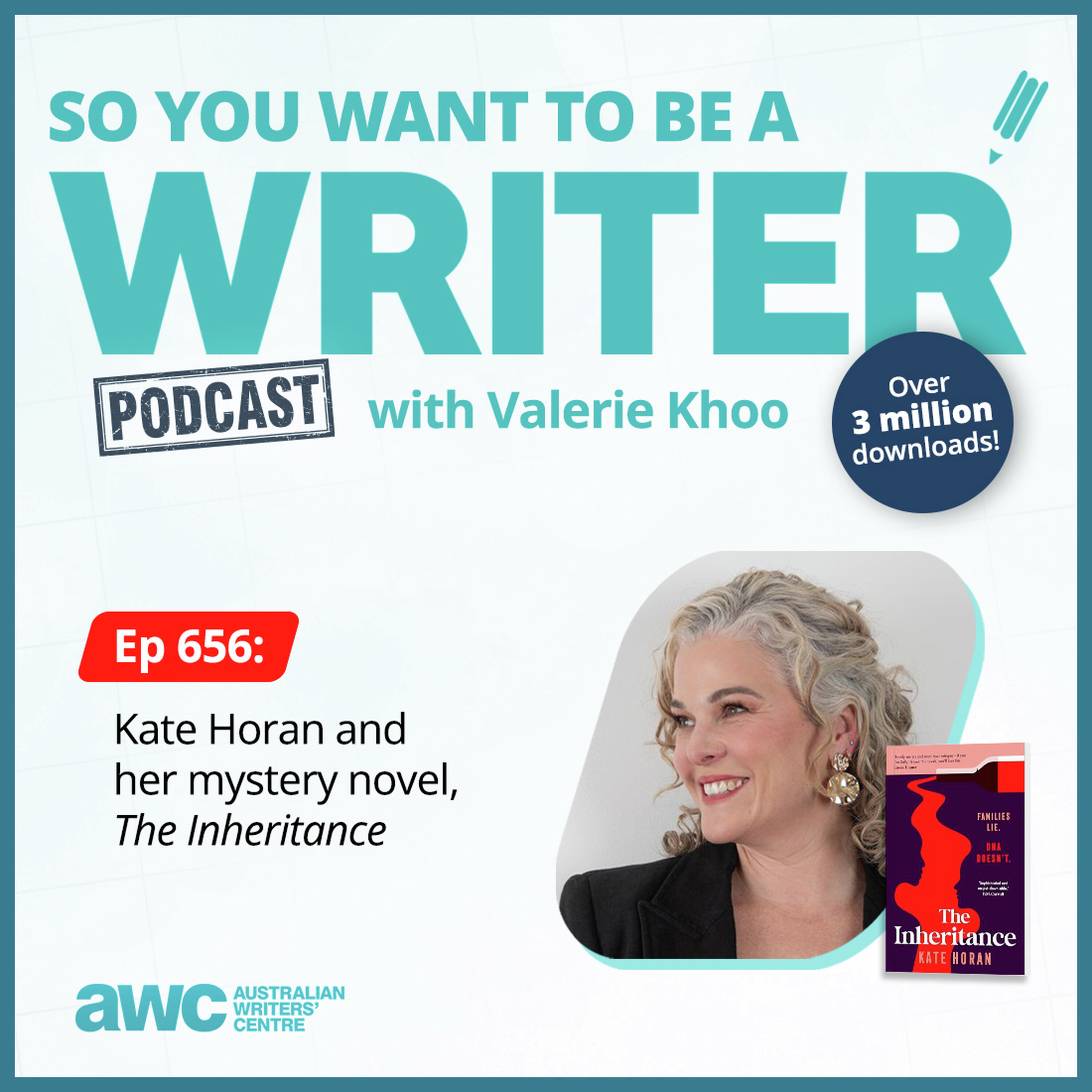 WRITER 656: Kate Horan and her mystery novel, 'The Inheritance'