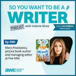 WRITER 598: Mary Anastasiou, picture book author and managing editor at Five Mile.