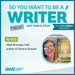 WRITER 514: Meet Bronwyn Hall, author of Gone to Ground.