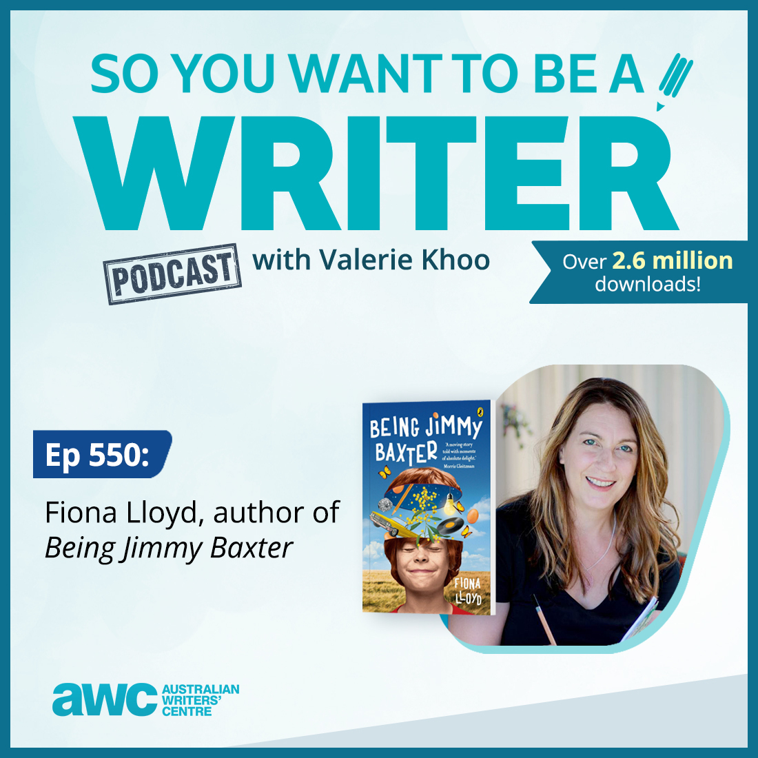 WRITER 550: Fiona Lloyd, author of 'Being Jimmy Baxter'.