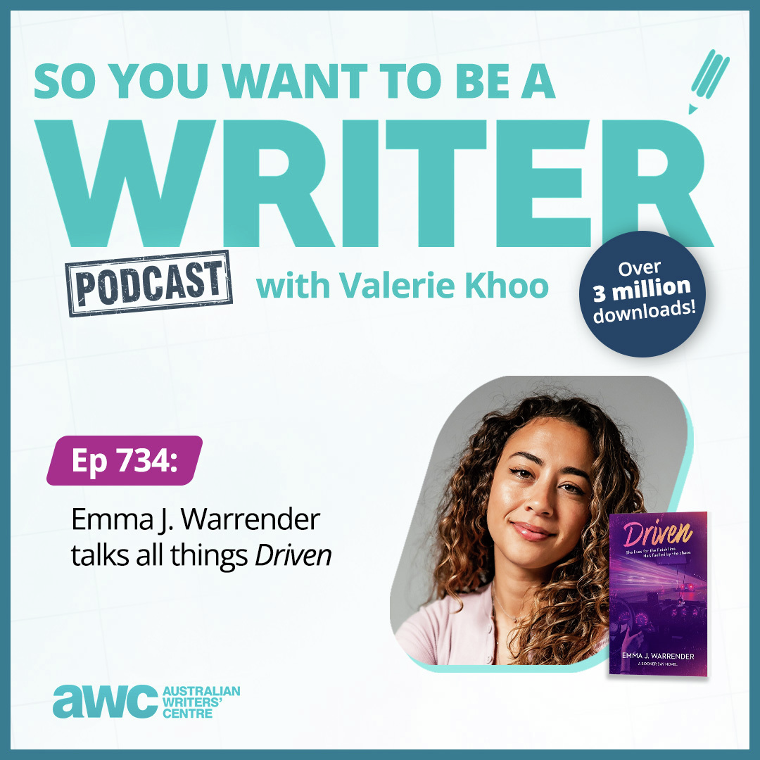 Writing Podcast Episode 734: Emma J. Warrender talks all things 'Driven' episode artwork