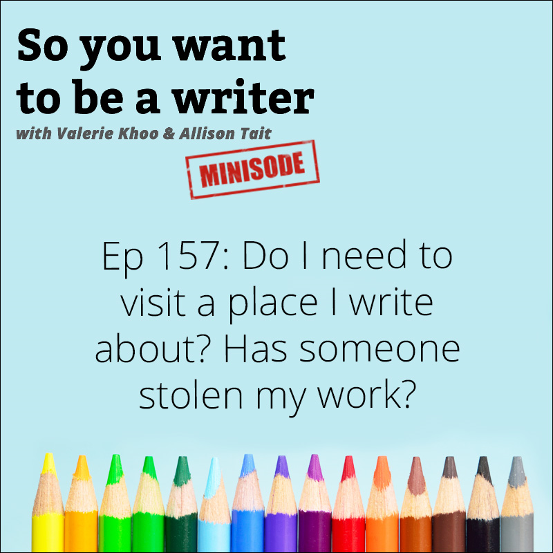 WRITER 157: Has someone stolen my work?