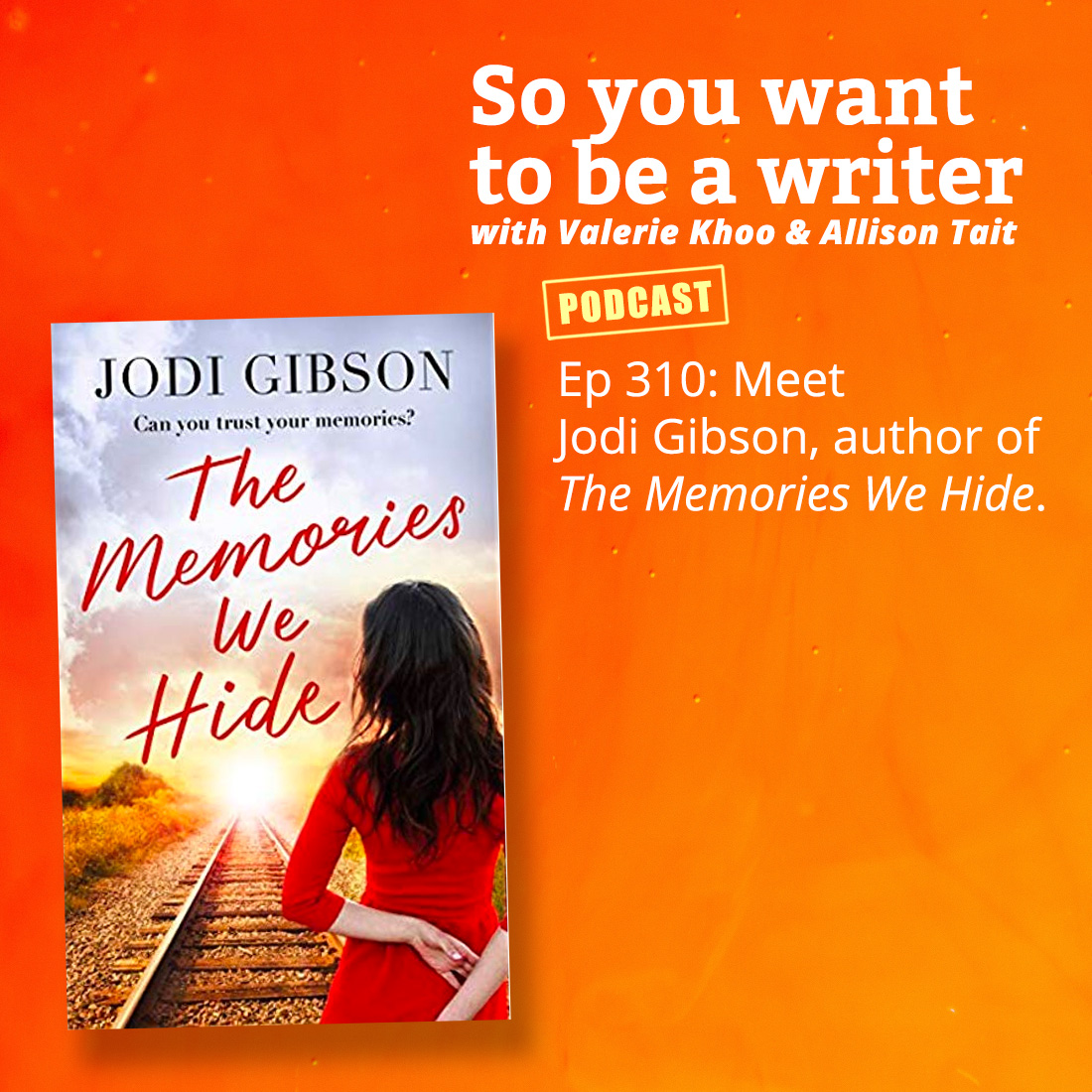 WRITER 310: Meet Jodi Gibson, author of 'The Memories We Hide'.