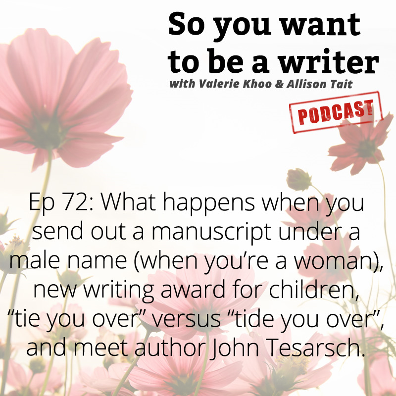 So You Want to be a Writer