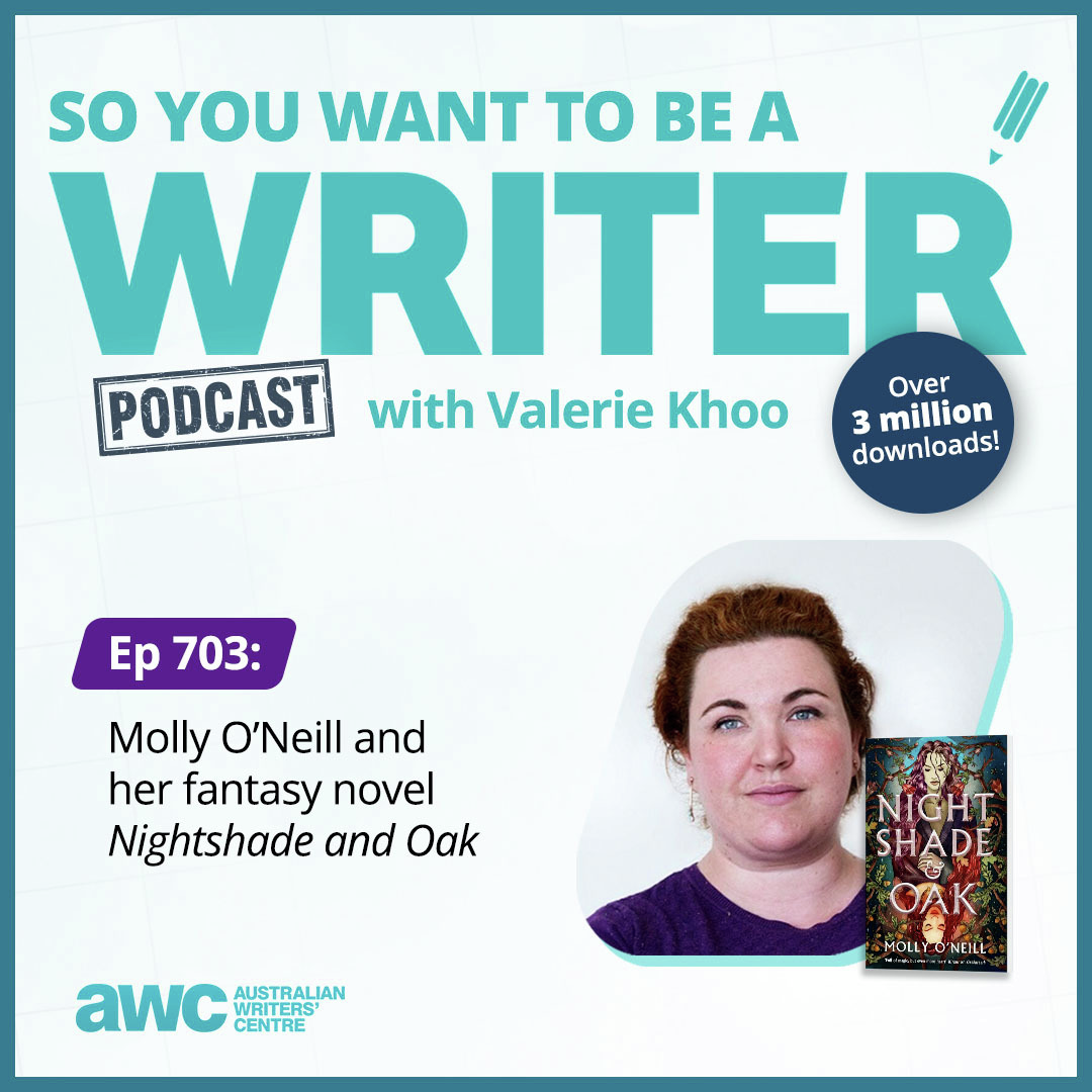 Writing Podcast Episode 703: Molly O’Neill and her fantasy novel 'Nightshade and Oak'