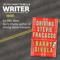 WRITER 390: Meet Barry Divola, author of 'Driving Stevie Fracasso'.
