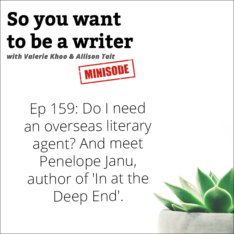 WRITER 159: Meet Penelope Janu, author of 'In at the Deep End'