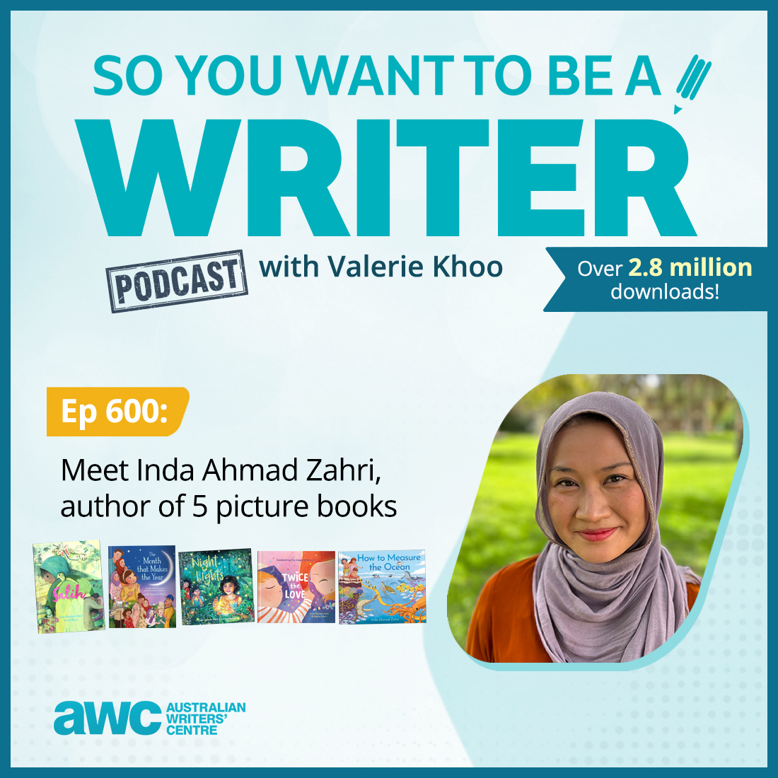 WRITER 600: Meet Inda Ahmad Zahri, author of 5 picture books.