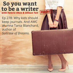 WRITER 278: Meet AWC alumna Tania Blanchard, author of 'Suitcase of Dreams'.