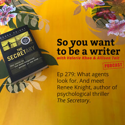 WRITER 279: Meet Renee Knight, author of psychological thriller 'The Secretary'.