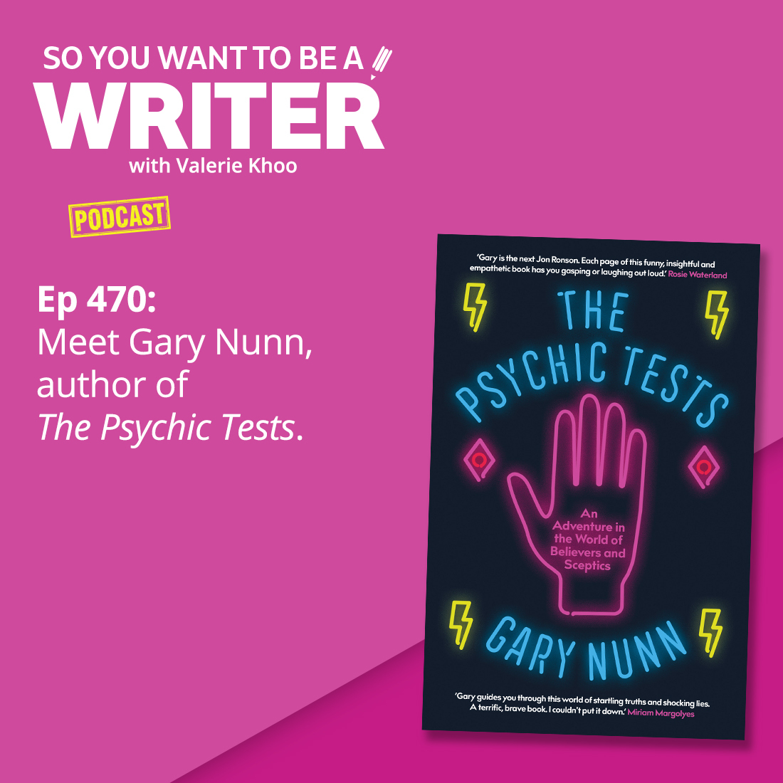 WRITER 470: Meet Gary Nunn, author of 'The Psychic Tests'