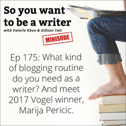 WRITER 175: Meet 2017 Vogel winner Marija Pericic, author of 'The Lost Pages'