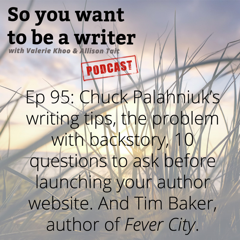 So You Want to be a Writer