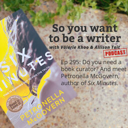 WRITER 295: Meet Petronella McGovern, author of 'Six Minutes'.