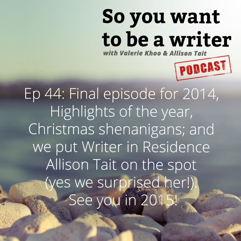 So You Want to be a Writer