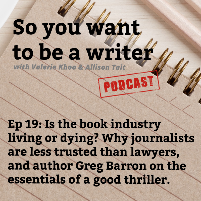 WRITER 019: We chat to Greg Barron, author behind the Marika Hartmann series