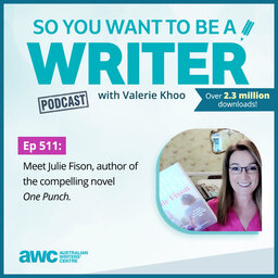 WRITER 511: Meet Julie Fison, author of the compelling novel 'One Punch'