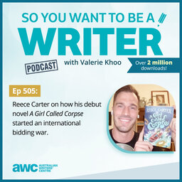 WRITER 505: Reece Carter on how his debut novel 'A Girl Called Corpse' started an international bidding war
