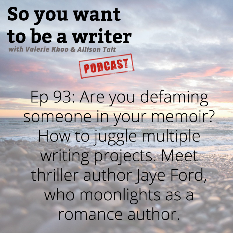 WRITER 093: Meet thriller author Jaye Ford, author of 'Darkest Place'