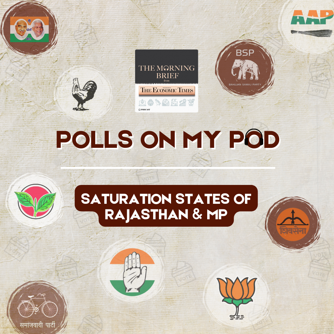 Polls On My Pod: Saturation States of Rajasthan & MP