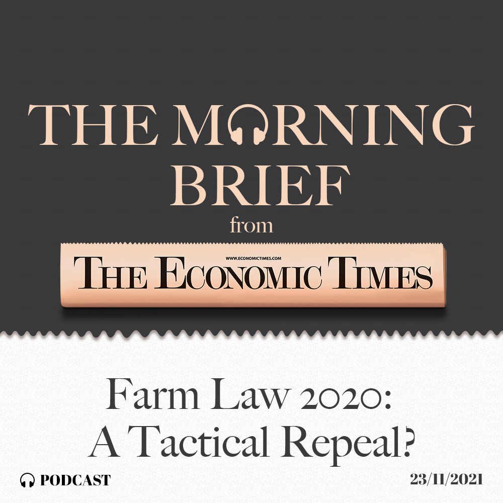 Farm Law 2020: A Tactical Repeal?
